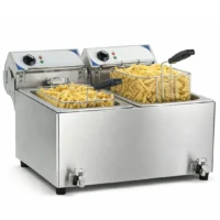 Friteuse électrique double cuve 2 x 3600 W