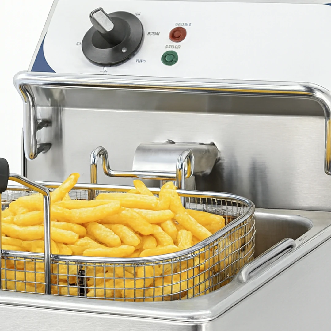 Friteuse électrique en acier inoxydable 7 litres