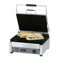 Grill panini grand premium rainurée - rainurée