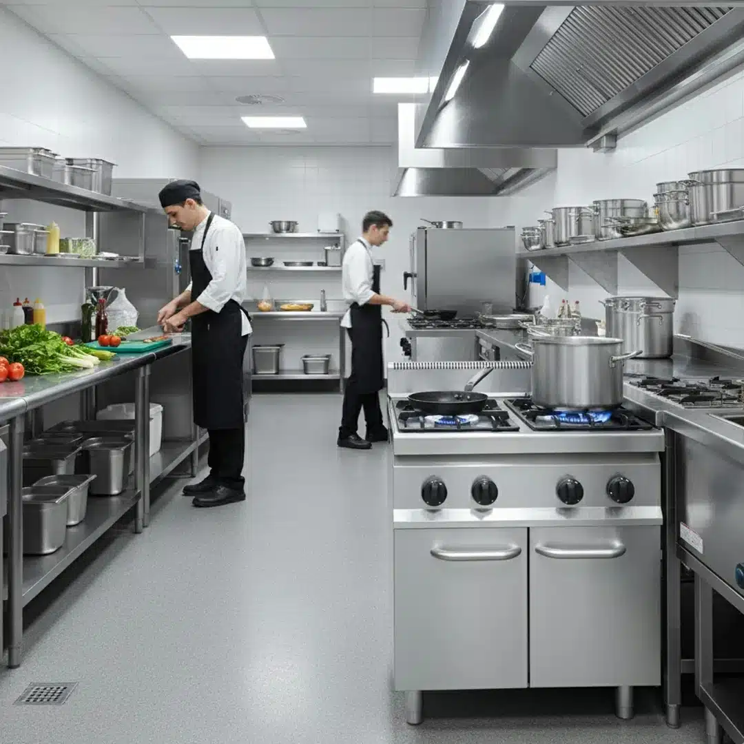 Fourneau à Gaz Professionnel 20 kW en Inox AISI 304