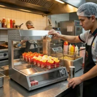 Poste de salage à poser en acier inoxydable 1000 W