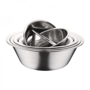 Bassine tout usage Vogue, en acier inoxydable, 1 litres