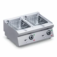 Friteuse électrique 2 cuves 7x7 L