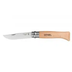 Couteau opinel a bout bord, longueur lame 75 mm