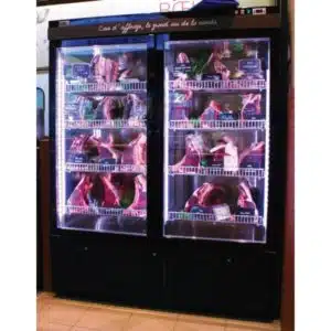 Armoire de maturation pour viande, 1 porte et côtés vitrés, 0.5 kW