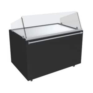 Armoire d'entretien, toit penté, 2 portes non-doublées, inox AISI 304, profondeur 400 mm