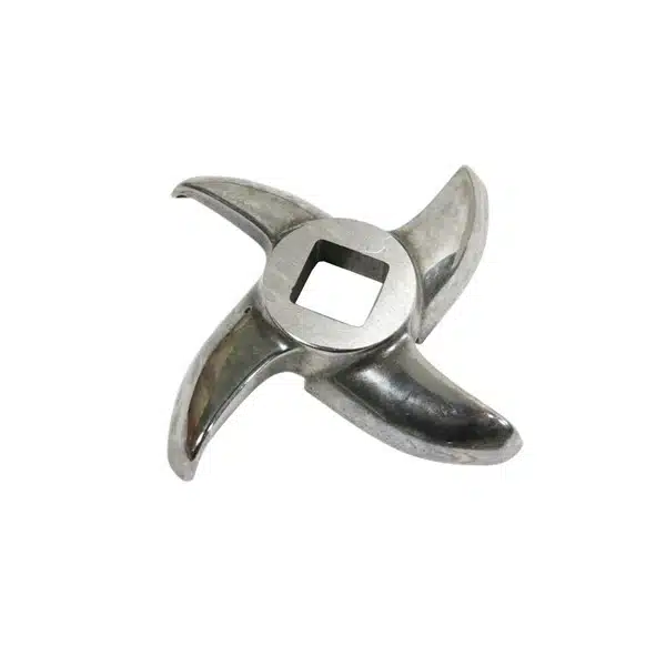 Couteau monocorps en acier inox avec 4 lames, type N°22, diamètre 82