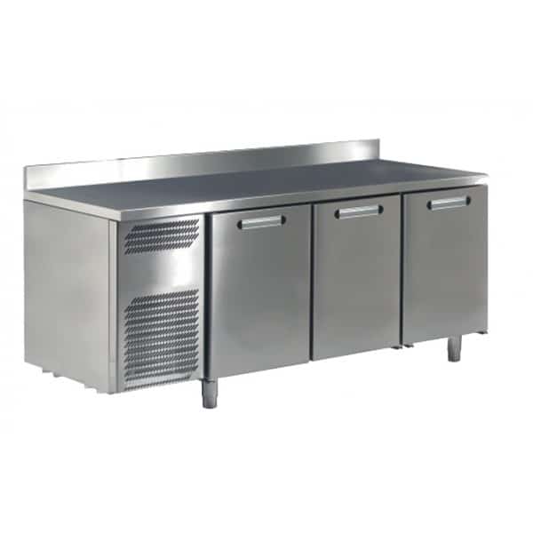 Unifrigor - Plan de travail inox pour arrière-bars groupe logé - 2 petites portes - Sans dosseret - Longueur 1240 mm - 119430 main image 1