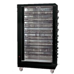 Rôtissoire électrique verticale 36 poulets 6 broches 28.8 kW