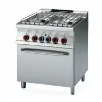 Piano de cuisson 4 feux sur four à gaz, gamme 700