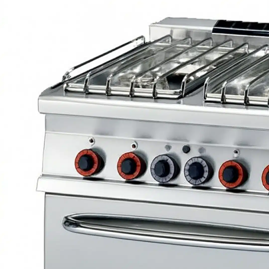 Piano de cuisson 4 feux sur four