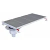 Caniveau téléscopique Epur HygieneFirst avec grilles caillebotis 600 x 1200 mm sortie verticale en bout Ø 110 mm – Image 2