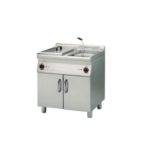 Friteuse électrique en inox AISI 304, gamme 700, 2 x 18 litres