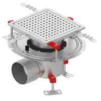 Siphon de sol avec grilles 300 x 300 mm