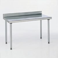 Table Inox Adossée, Profondeur 600 mm hauteur spécifique H 720 mm