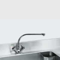 Robinetterie cuisine mélangeuse 1/4 tour chavonnet 5640 T3, débit 45 l/mn
