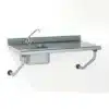 Table du chef suspendue TS 15N avec robinet largeur 700 mm bac à gauche