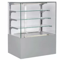 Vitrine refrigérée cube inox