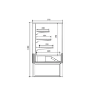 Vitrine comptoir