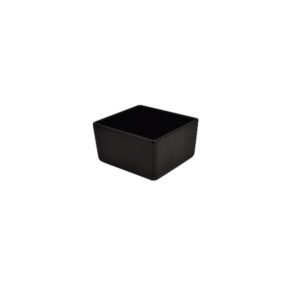 Bac rectangulaire mélaminé couleur noire , 1.5 L, L 162 x P 130 x H 100 mm