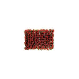 Barrette pour vitrine (boite de 12), roses rouges, longueur 250 mm