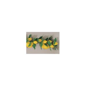 Guirlande pour vitrine, citrons et feuilles, longueur 1800 mm