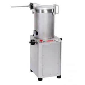 Poussoir hydraulique doté d'une puissance de 1290 W, inox sablé