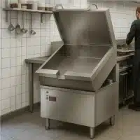 Sauteuse électrique professionnelle en inox aisi 304