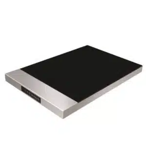 Plaque modulaire portable chauffante en verre noir
