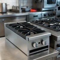 Feux vifs à gaz, 2 feux vifs sur largeur 305 mm