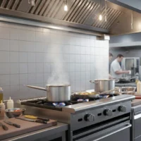 Feux vifs à gaz, 3 feux vifs sur largeur largeur 914 mm