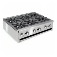Feux vifs à gaz 6 brûleurs