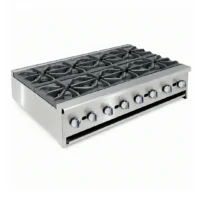 Feux vifs à gaz 8 brûleurs