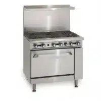 Fourneau 6 feux vifs de 8 kW