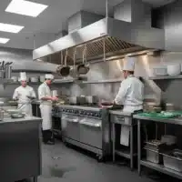 Fourneau Professionnel 8 Feux Vifs de 8kW avec 2 Fours à Gaz