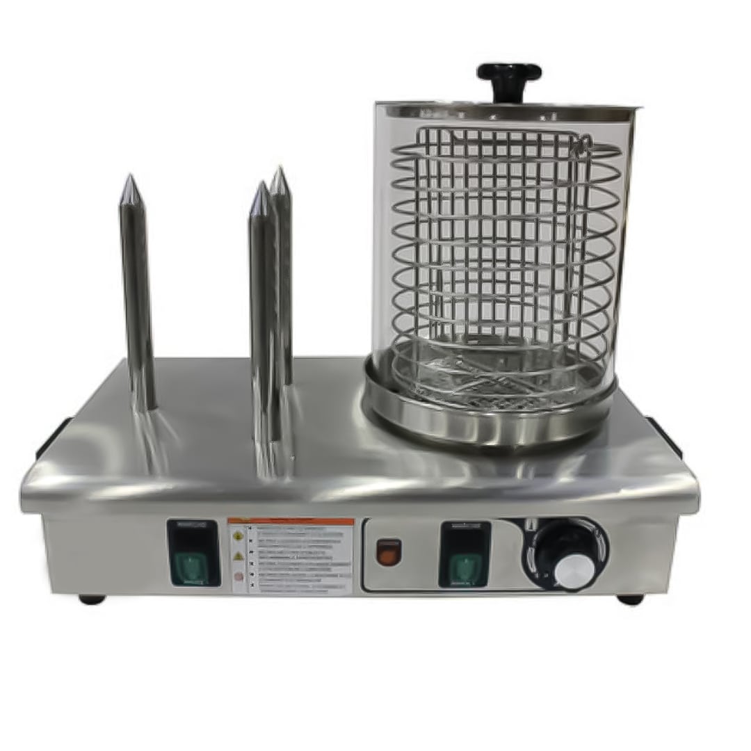 Appareil a hot-dog professionnel 3 plots électriques 230 V mono