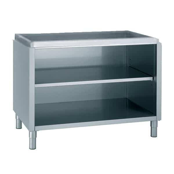 Meuble Central Inox Professionnel 1000x700x855 Mm - Portes Coulissantes - Pour Cuisine Restaurant