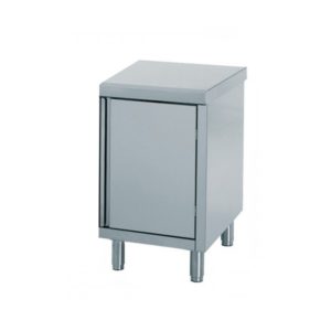 Meuble de rangement neutre, 1 porte battante (charnière à droite), longueur 500 mm