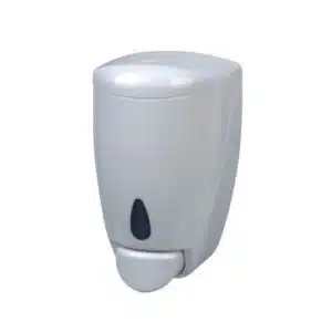 Distributeur de savon manuel 500 ml, L 95 x l 95 x H 165 mm