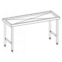Table de tri sur-mesure en acier inoxydable largeur 600 à 800 mm