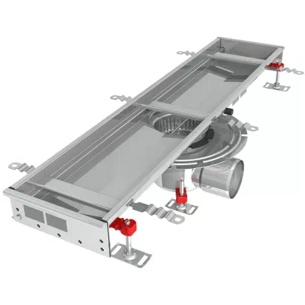 Caniveau en inox Modul 200 L 2500 mm ortie horizontale