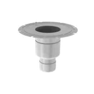 Raccord à joint pour manchon de sortie (en PVC à coller) pour siphons (200 x 200 mm), Ø 100 mm