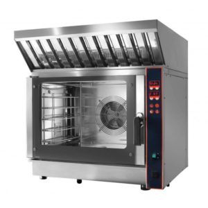 Four mixte avec panneau de commande latéral, 5 niveaux, 380 V TRI+N