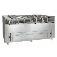 Churrasco professionnel Grills à Charbon de Bois rotatifs