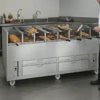 Churrasco professionnel Grills à Charbon de Bois ligne 920