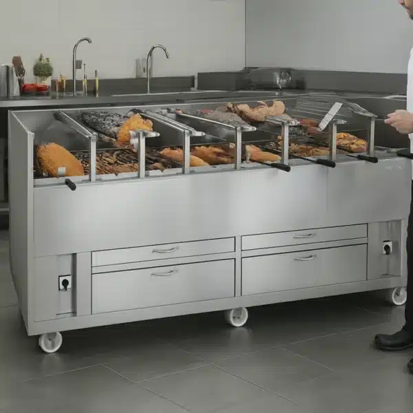 Churrasco professionnel Grills à Charbon de Bois ligne 920