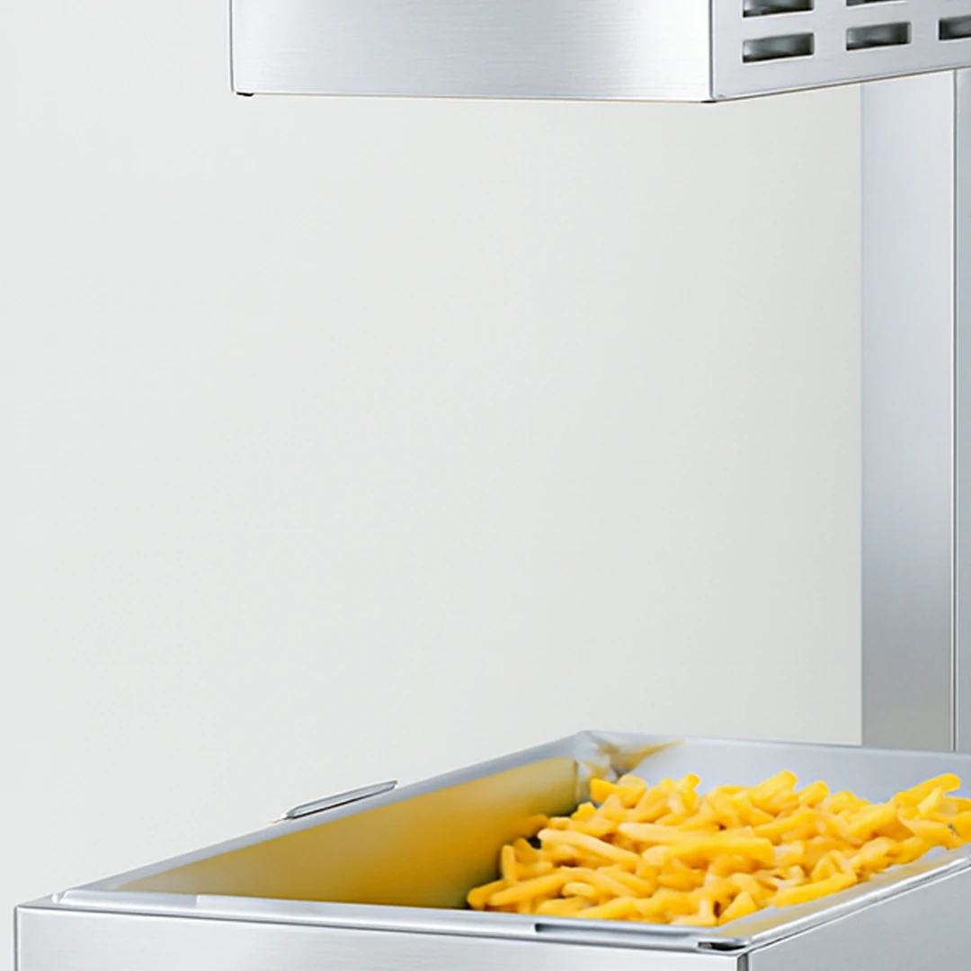 Chauffe frites GN1/1 infrarouge en acier inoxydable