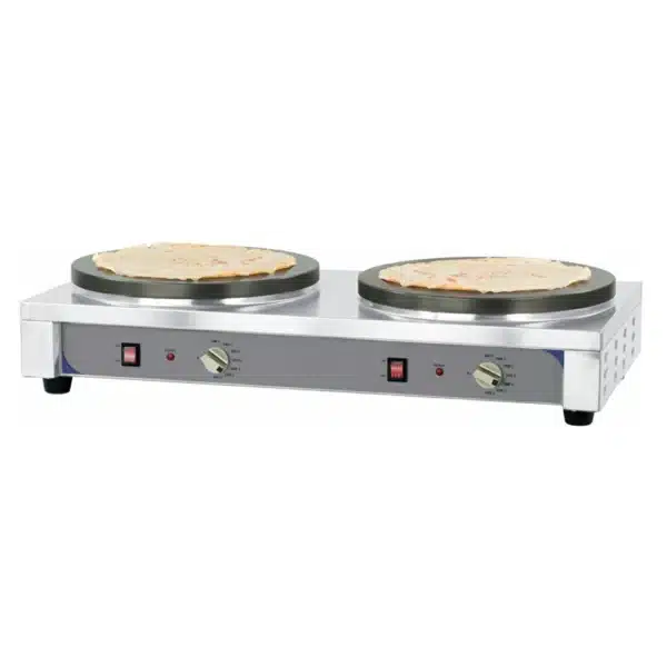 Appareil à crêpe professionnel double