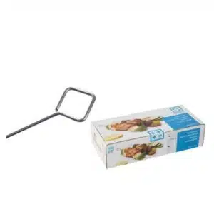 Brochettes inox, L-250 mm, de type rondes ø 2 mm