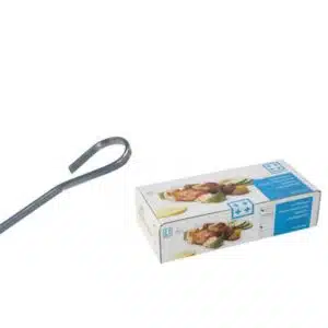 Brochettes inox, L-250 mm, de type rondes ø 2 mm